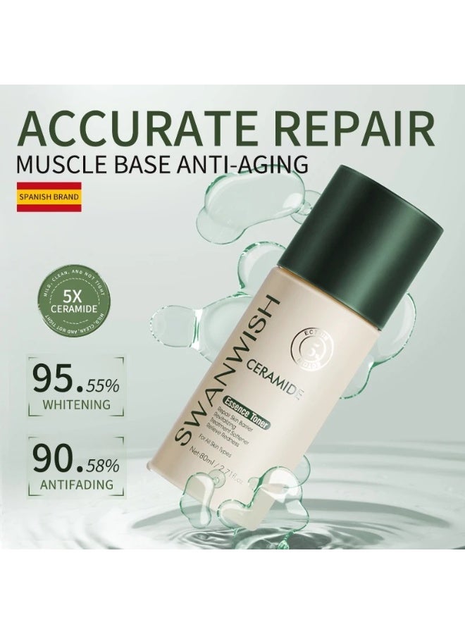 SWANWISH Ceramide Essence Toner for All Skin Types, 80ml - Image 2