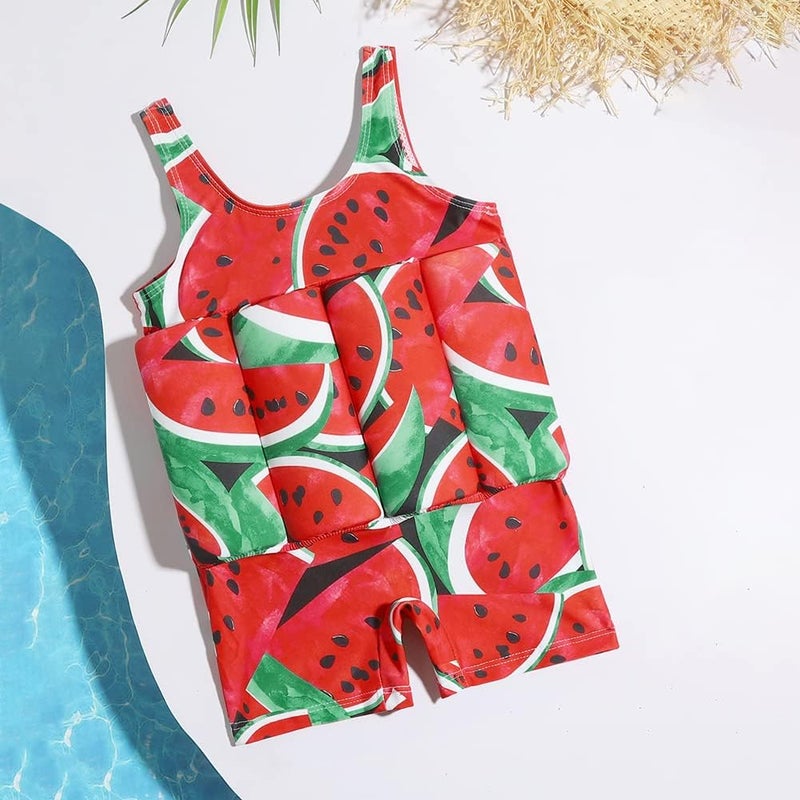 IDOPIP Kids Boys Girls Floatation Swimsuit with Adjustable Buoyancy Baby Float Suit Swim Vest One Piece Swimwear Bathing Suit - Image 4