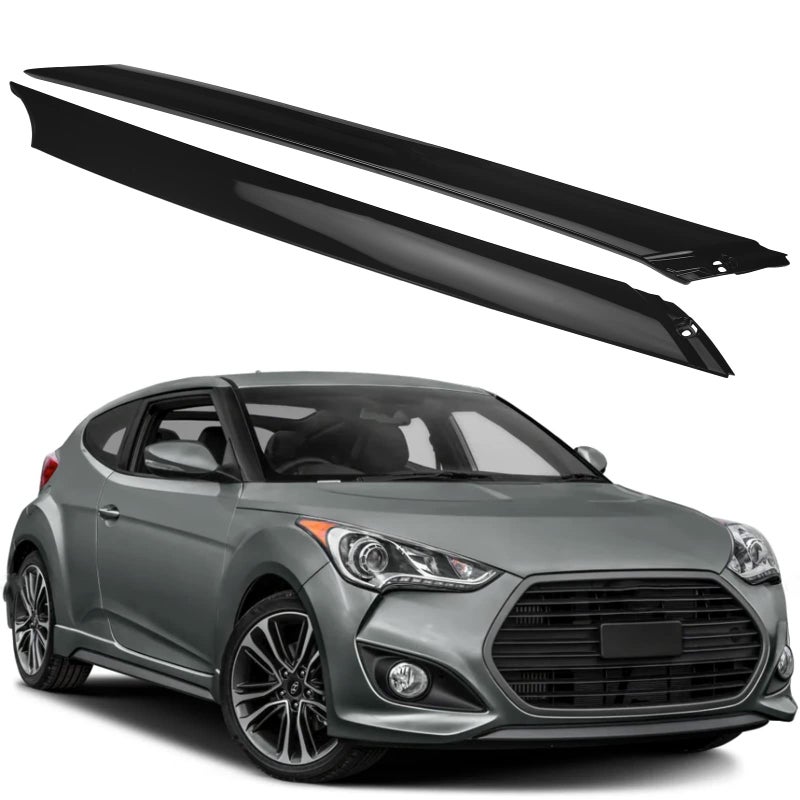 ZONFANT Left Right Windshield APillar Trim Molding Front Driver Passenger Side Windscreen APillar Panel Compatible with Hyundai Vehicle 20122017 Veloster Replace861702V000 861802V000