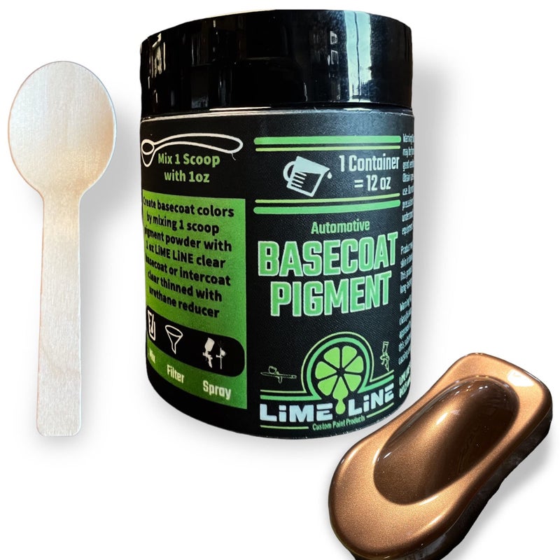 LiME LiNE Base Coat Maker Pigment Powder Automotive Grade Basecoat Metallic Bronze Pearl