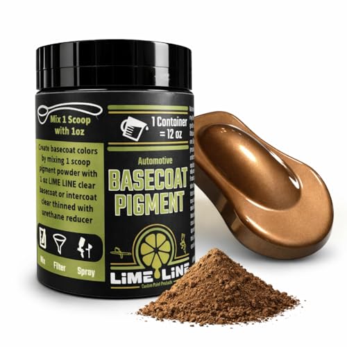 LiME LiNE Base Coat Maker Pigment Powder Automotive Grade Basecoat Metallic Bronze Pearl - Image 1
