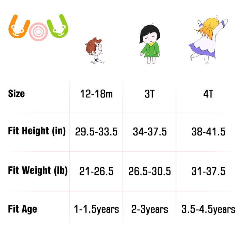U0U Toddler Girls Training Pants 4 Pack,Baby Girl Cotton Training Underwear,Potty Training Underwear Toddler 2T Multicolor - Image 5