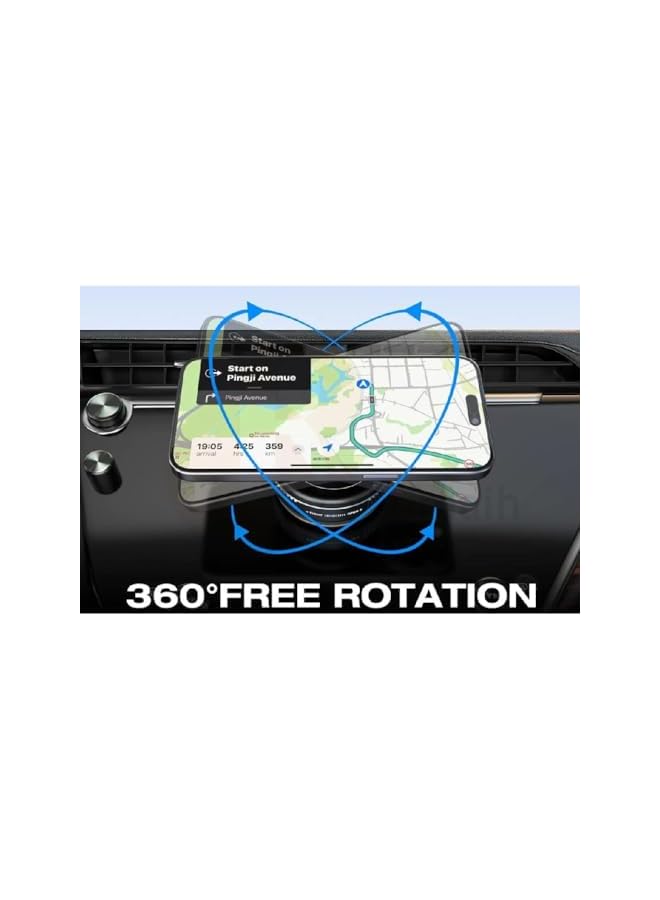 S-TOP 360° Magnetic Phone Holder, Strong Vacuum Mount Compatible with, Smartphones & iPhone - Image 2