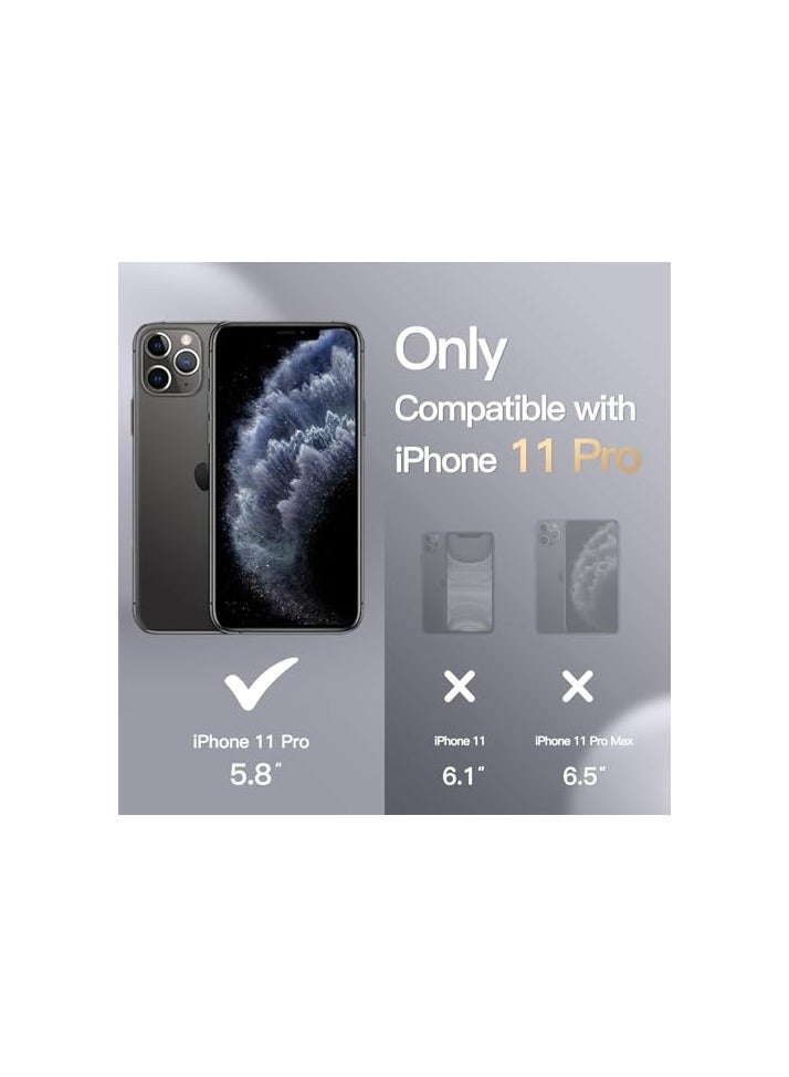 JETech Silicone Case for iPhone 11 Pro 5.8-Inch, Silky-Soft Touch Full-Body Protective Phone Case, Shockproof Cover with Microfiber Lining (Black) - Image 4