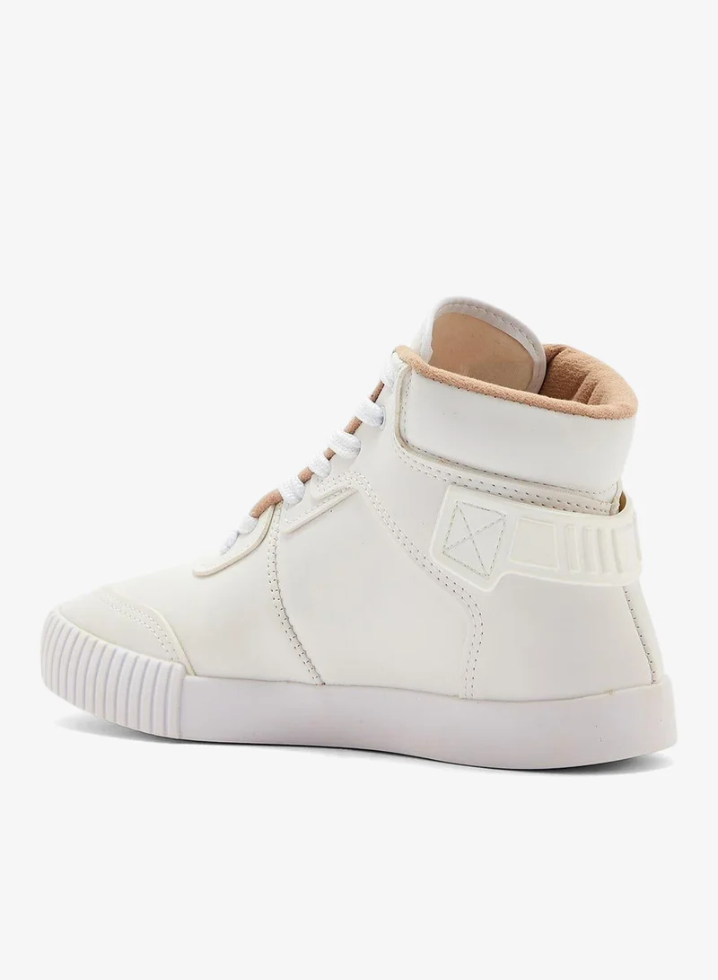 Moleca White Comfort Women’s Sneakers – Lace-Up Ladies Sneakers & Casual Sneakers for Girls for Women | Best Price UAE