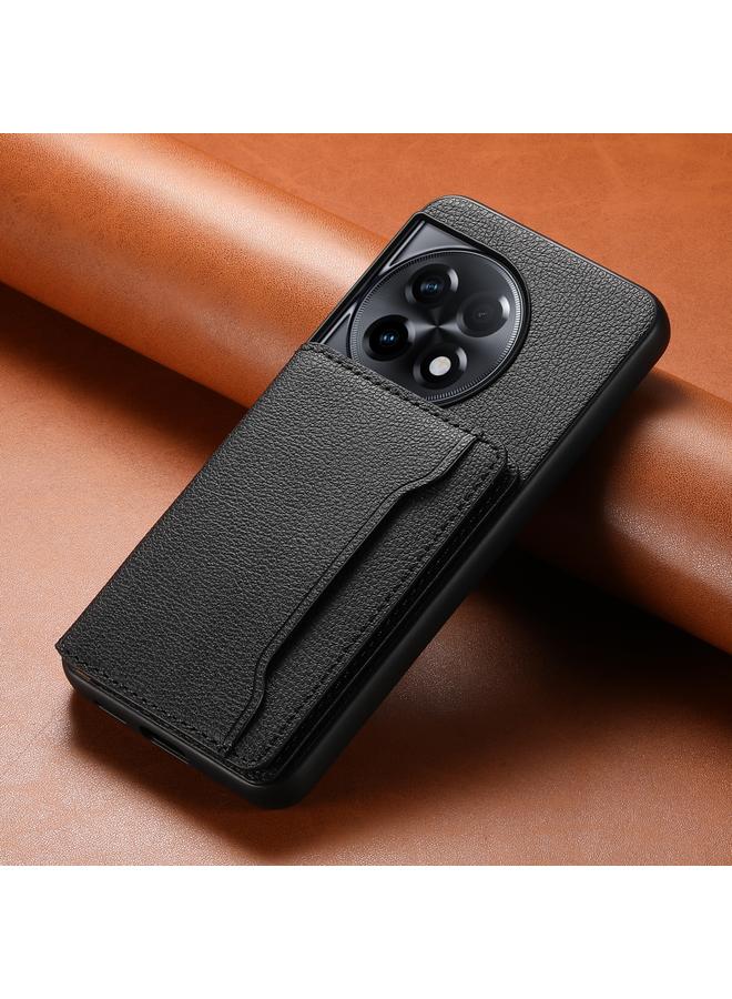 S-TOP Case For OnePlus Ace 2 Calf Texture Card Bag Design Full Coverage Phone Case - Image 2