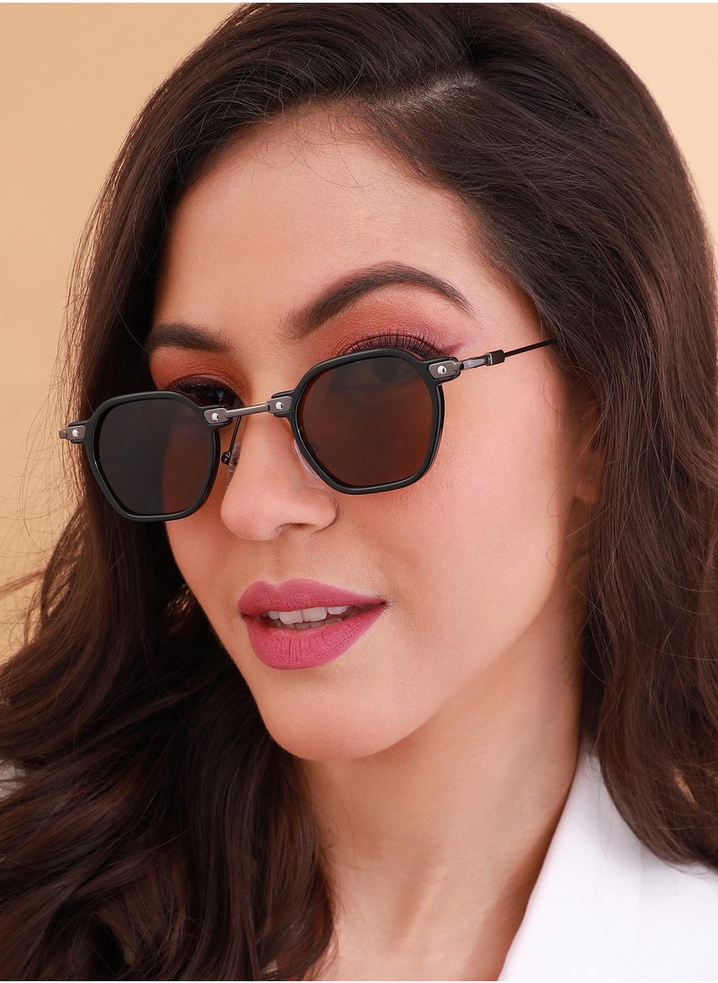 Haute Sauce - Polarized Full Rim Square Sunglasses For Women - Image 1
