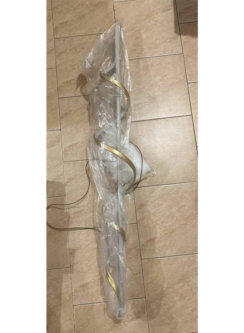 نجف سقف ثريا ليد لون ذهبي بثلاث اضاءات مقاس الطول 120 سم  - Image 4