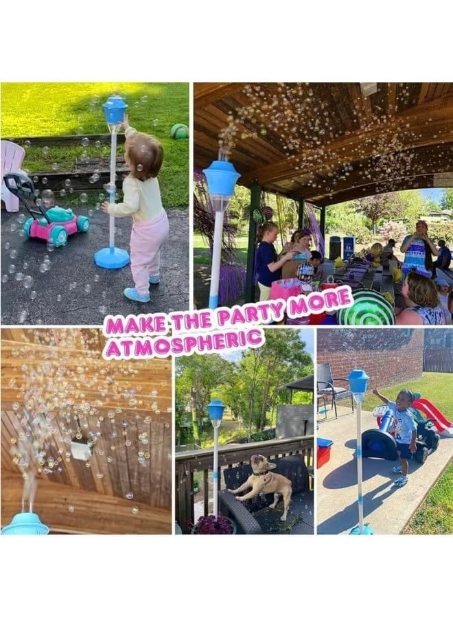 Automatic Bubble Machine, Outdoor Vertical Bubble Maker with Lights and Music,No Leak Bubble Blower for Kids and Adults Birthday Party. - Image 4
