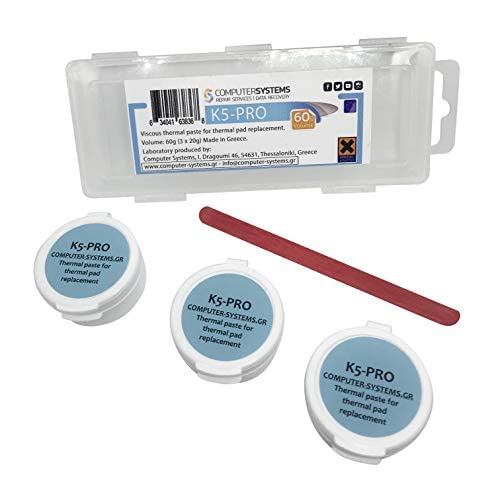 CS Labs K5 PRO Viscous Thermal Paste for Thermal pad Replacement 60g 3X20g Pack (iPhone, Apple iMac, Sony PS4 & PS3, Xbox, Acer Aspire etc) - Image 2