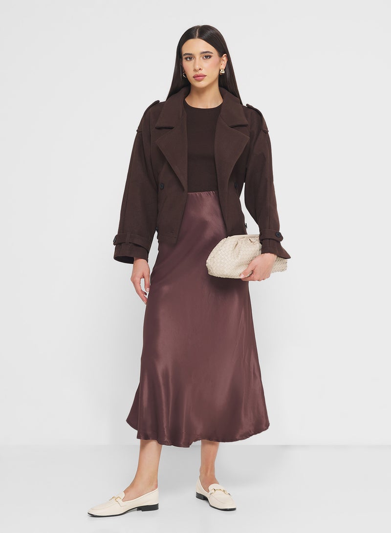 ايلا معطف ترنش قصير - Image 4