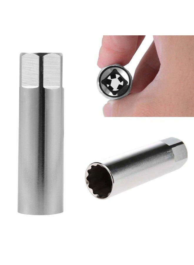 Meriton 14mm 12 Point Thin Wall Spark Plug Socket 3/8 inch Removal Tool Compatible with BMW, MINI, Nissan, Mercedes - Image 2