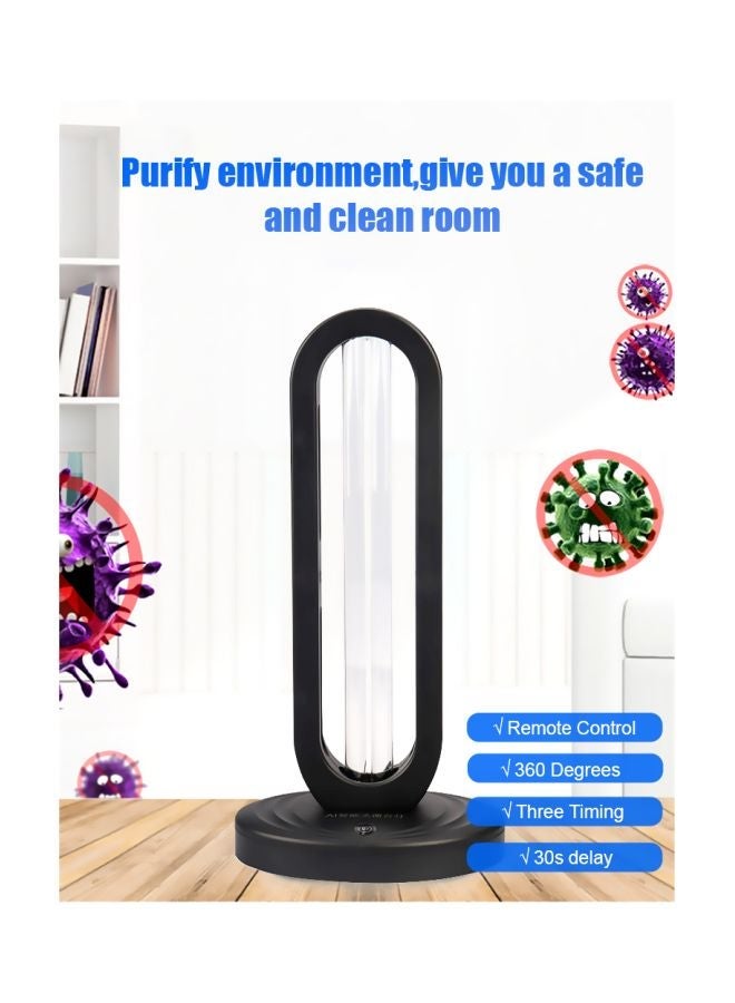 NIBEMINENT UVC Lamp With Remote Controller Black  - Image 2