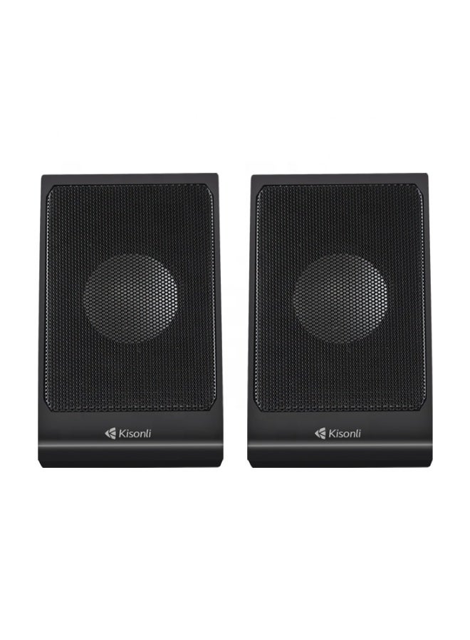 Kisonli Best-selling 2025 Kisonli KS-12 Mini 2.0 Speaker PC Accessories Game AUX Desktop Portable USB Speaker for PC Computer - Image 4