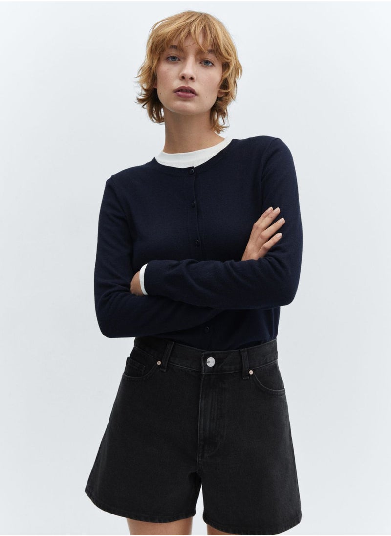 MANGO - High Waist Shorts - Image 1