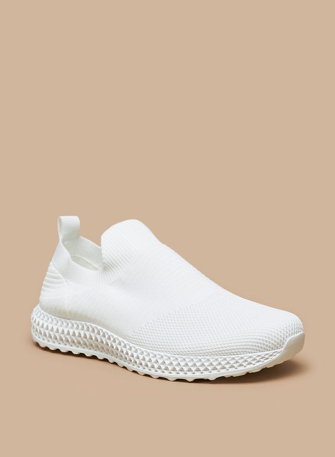 Oaklan by Shoexpress Men's Textured Slip-On Sports Shoes - Image 3