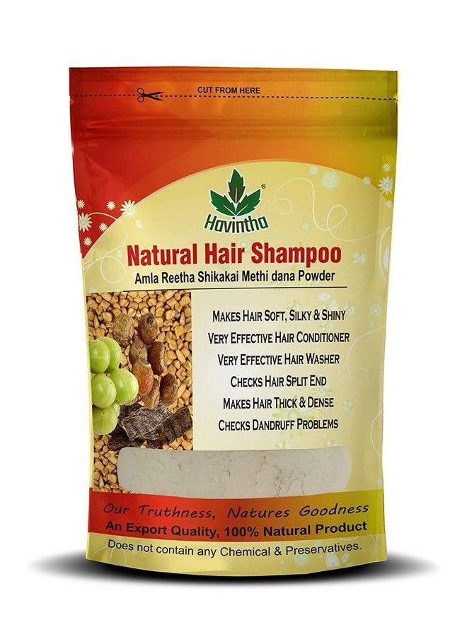 Havintha - Natural Hair Shampoo With Amla Reetha Shikakai And Methidana Powder 227 Grams (Pack Of 5) - Image 1