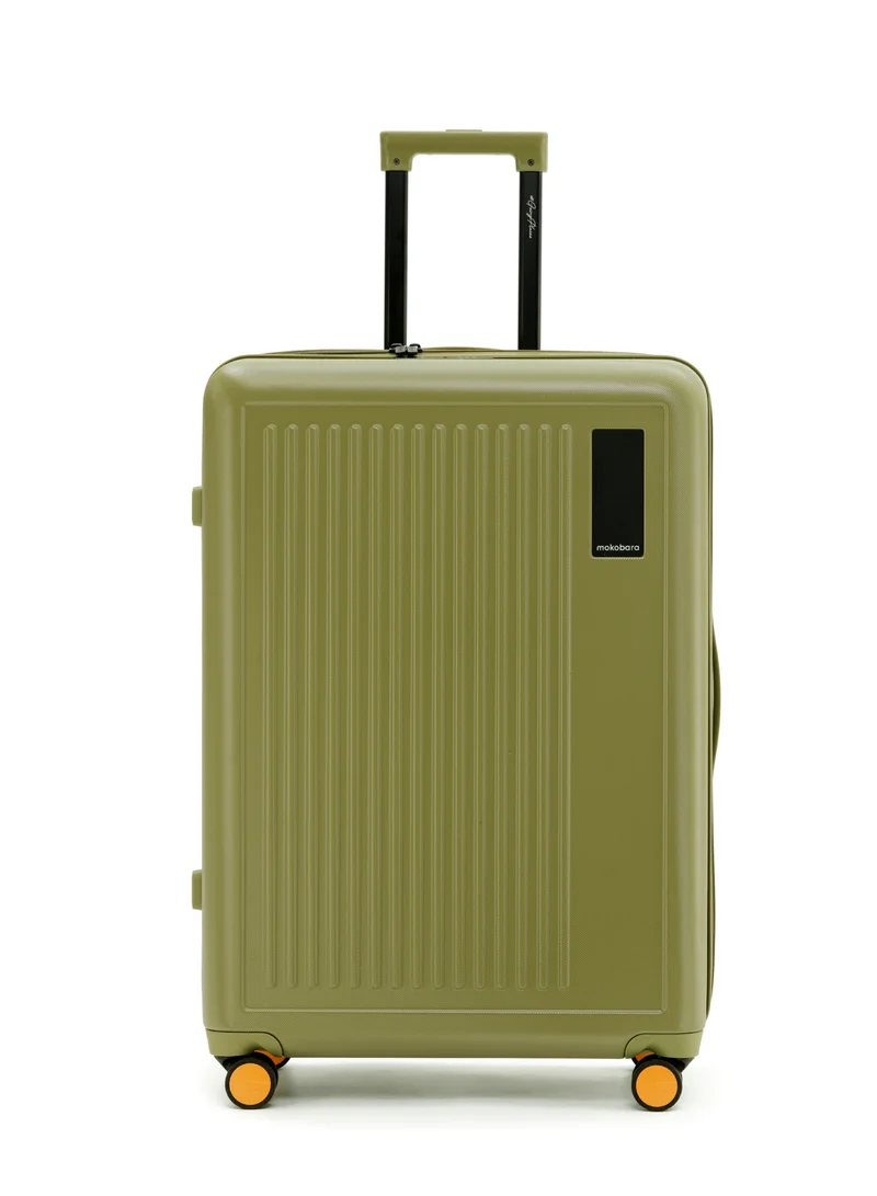 Mokobara The Transit Check-In Large Luggage - Polycarbonate Material | So Matcha, Green