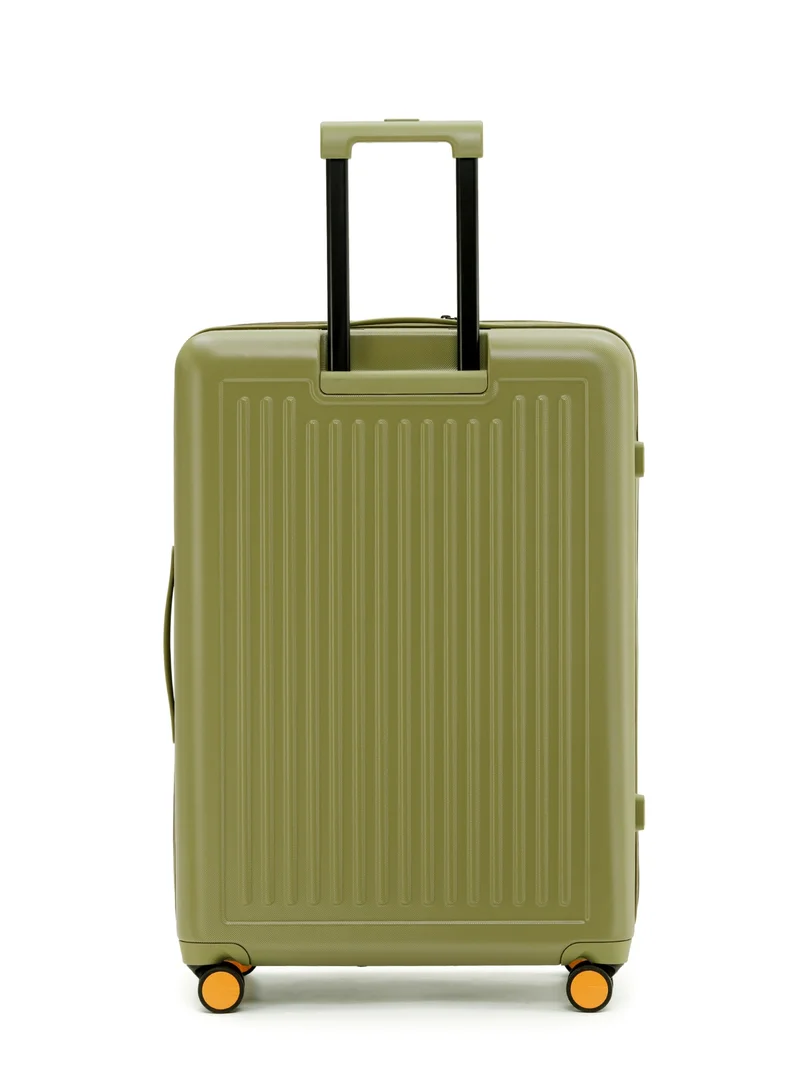 Mokobara The Transit Check-In Large Luggage - Polycarbonate Material | So Matcha, Green