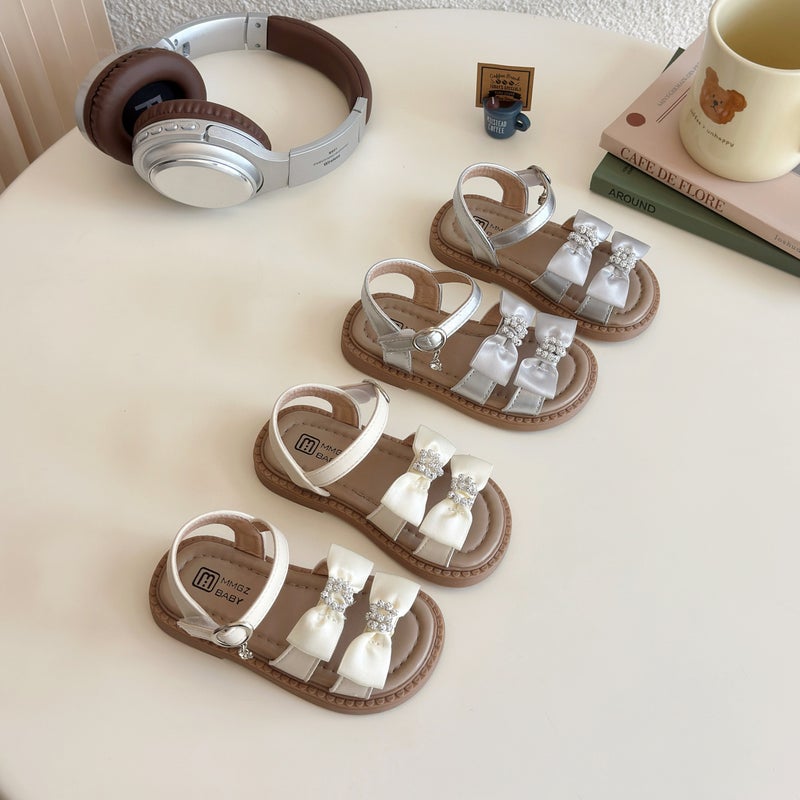 Girls Sandals Children'S Shoes 2025 Children'S Bow Little Girls Baby Princess Shoes Dropshipping - Image 5