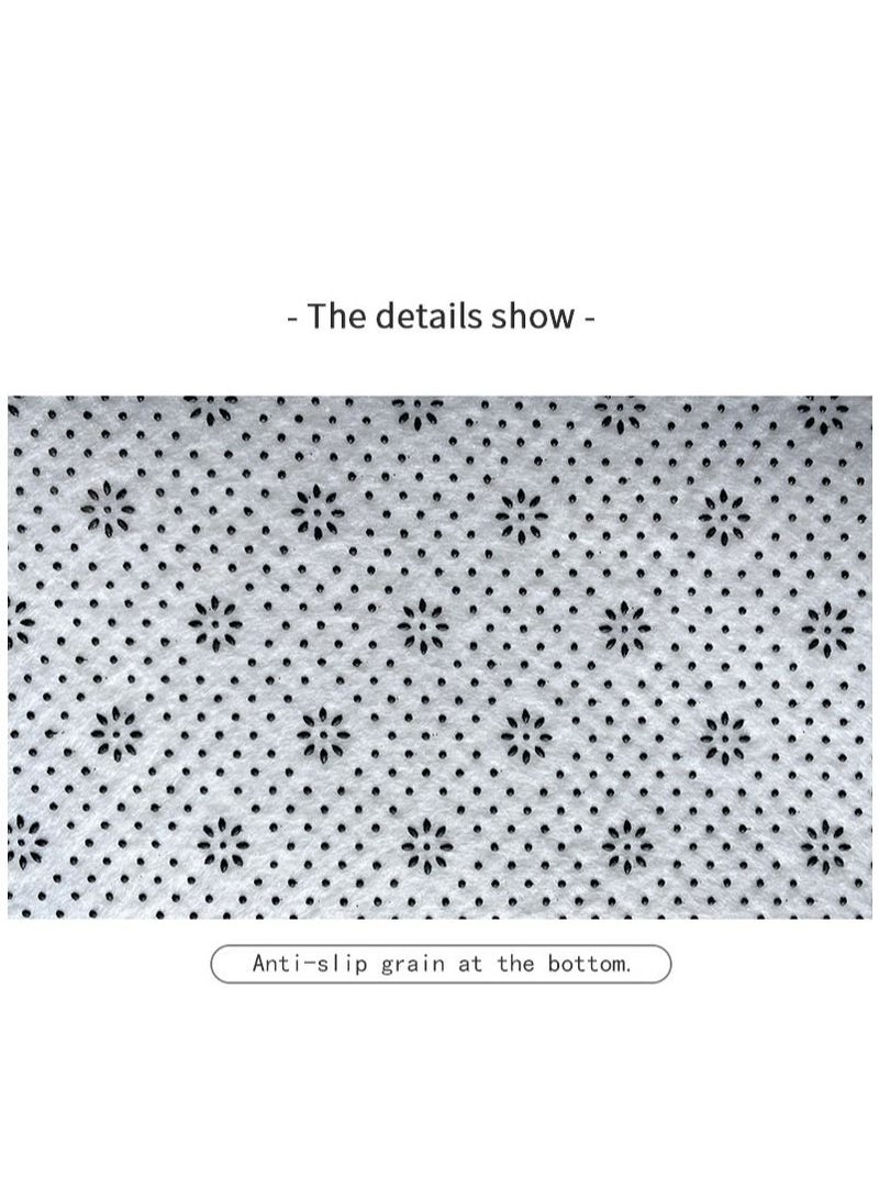 Bluejw Marble Bathroom Rug Set,3 Pieces Bath Mats Set For Bathroom,Vintage Style Non-Slip Washable Cover Floor Rug Decorations For Kitchen Bathroom Bedroom - Image 2