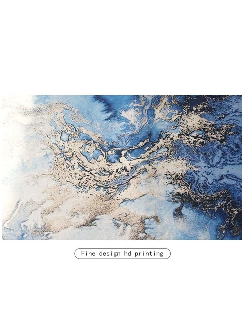 Bluejw Marble Bathroom Rug Set,3 Pieces Bath Mats Set For Bathroom,Vintage Style Non-Slip Washable Cover Floor Rug Decorations For Kitchen Bathroom Bedroom - Image 3