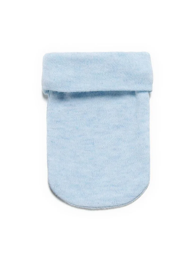 MINOTI 2-Pack Baby Boys Mittens with Star Print and Solid Design