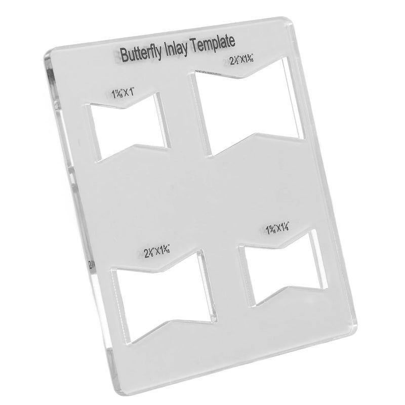 Acrylic Bowtie Router Template for Woodworking Furniture Repair and Reinforcement - Image 3