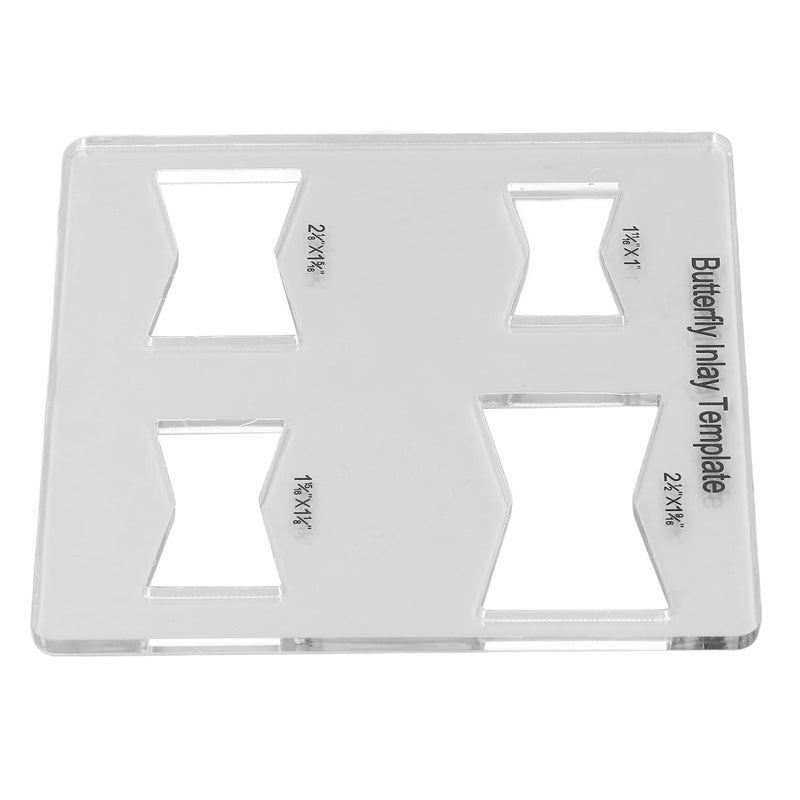 Acrylic Bowtie Router Template for Woodworking Furniture Repair and Reinforcement - Image 4