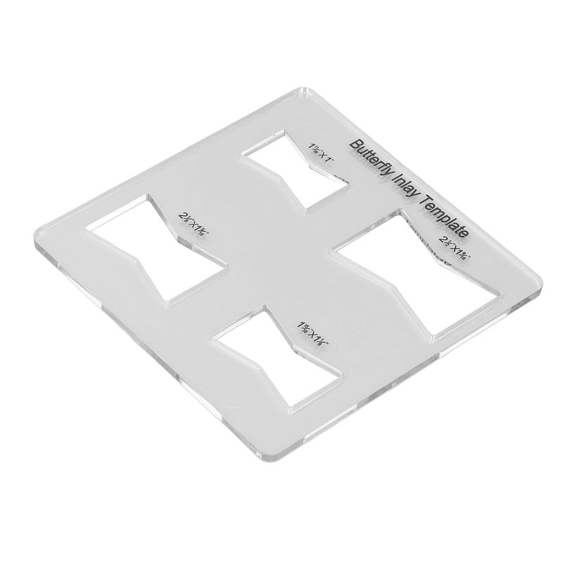 Acrylic Bowtie Router Template for Woodworking Furniture Repair and Reinforcement - Image 5