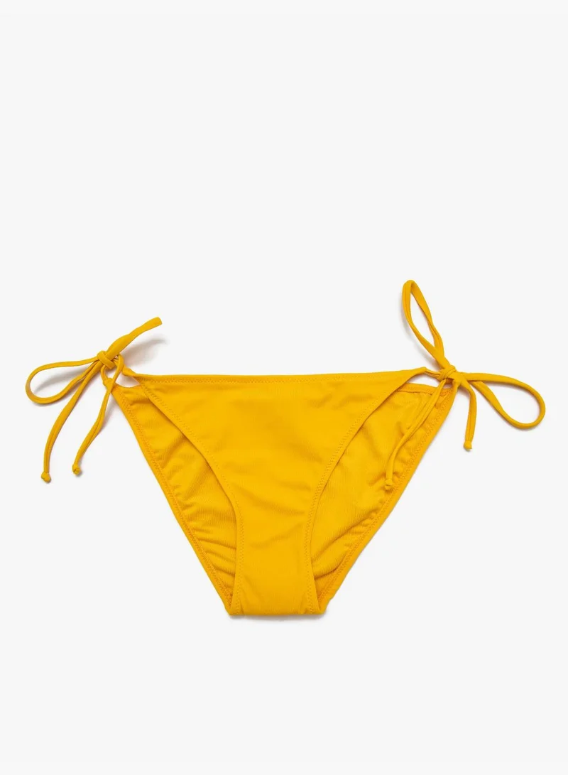 KOTON Tie Waist Bikini Bottom