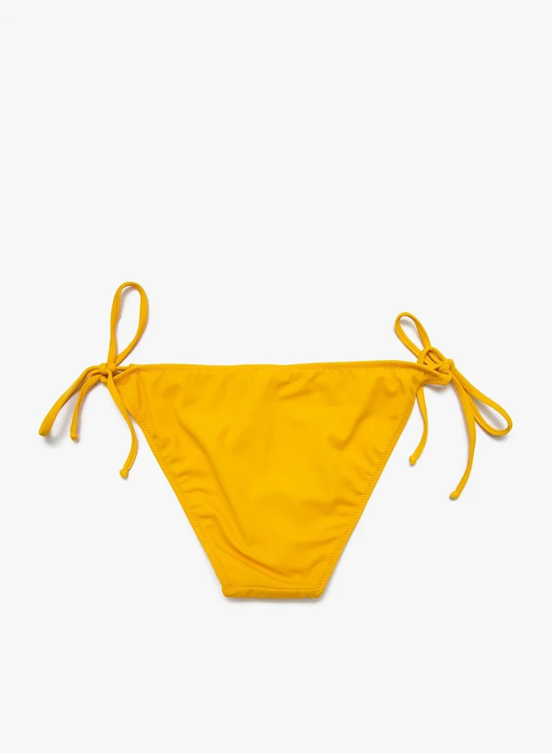 KOTON Tie Waist Bikini Bottom