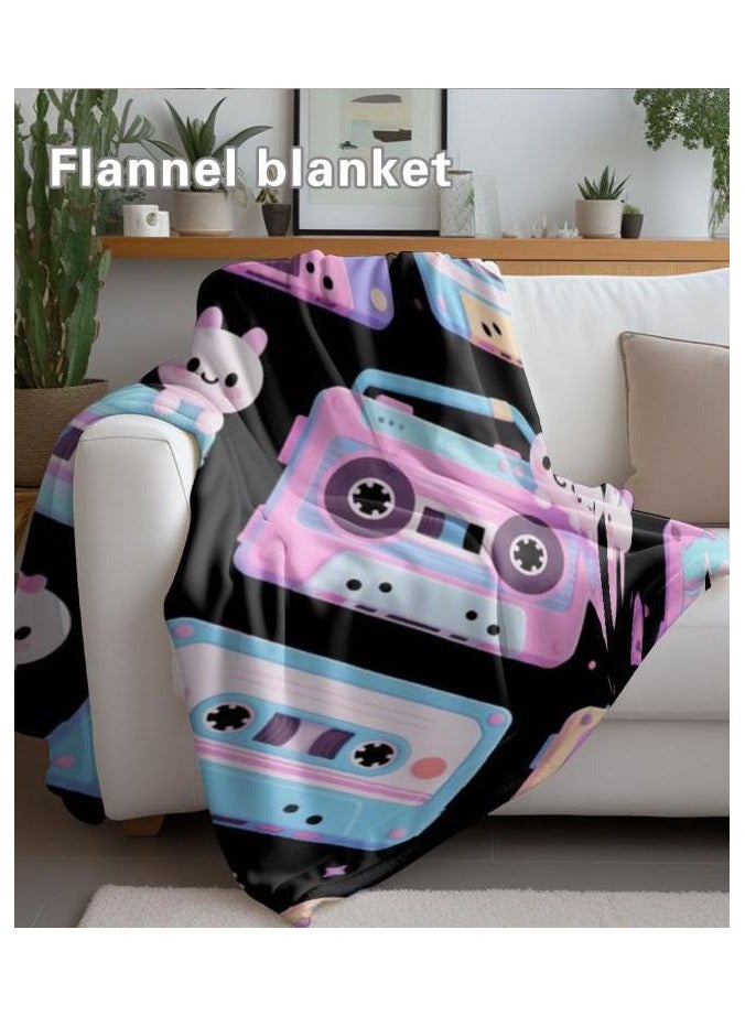 general Flannel thin blanket (warm and comfortable, suitable for sleep, gaming, dust removal and sandproof) 150cm*200cm - 429 - Image 1