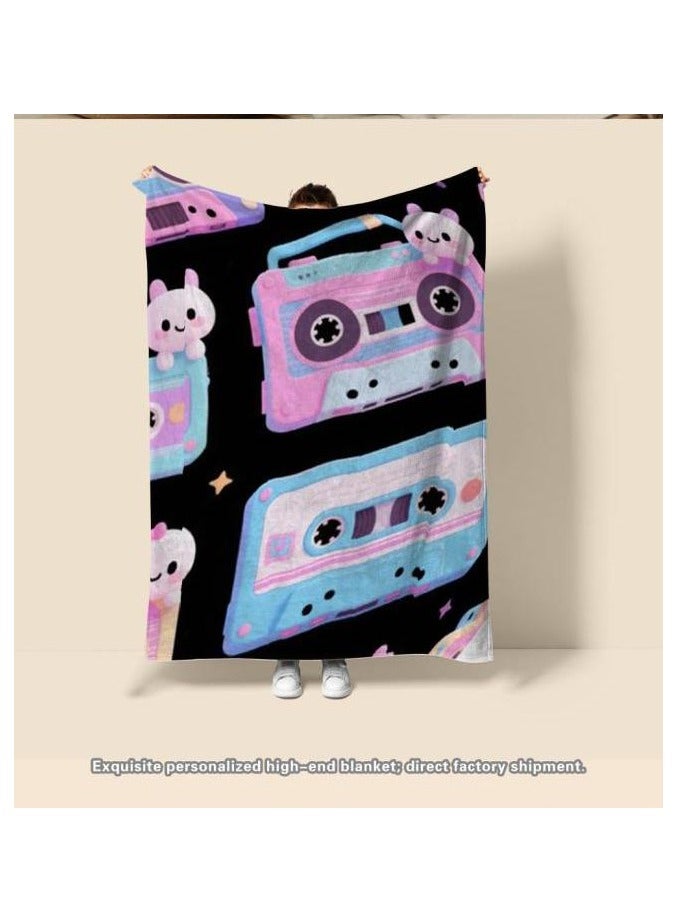 general Flannel thin blanket (warm and comfortable, suitable for sleep, gaming, dust removal and sandproof) 150cm*200cm - 429 - Image 4