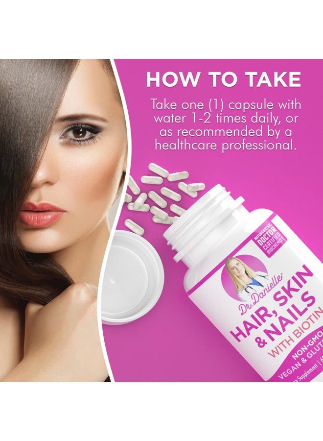 Eastern Hair Skin and Nails Vitamins for Women and Men– Biotin 5000 mcg Supplement to Support Normal Hair Growth and Glowing Skin, Organic Coconut Water, Rice Phytoceramides - Image 3