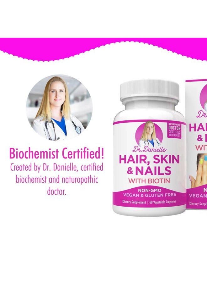 Eastern Hair Skin and Nails Vitamins for Women and Men– Biotin 5000 mcg Supplement to Support Normal Hair Growth and Glowing Skin, Organic Coconut Water, Rice Phytoceramides - Image 5