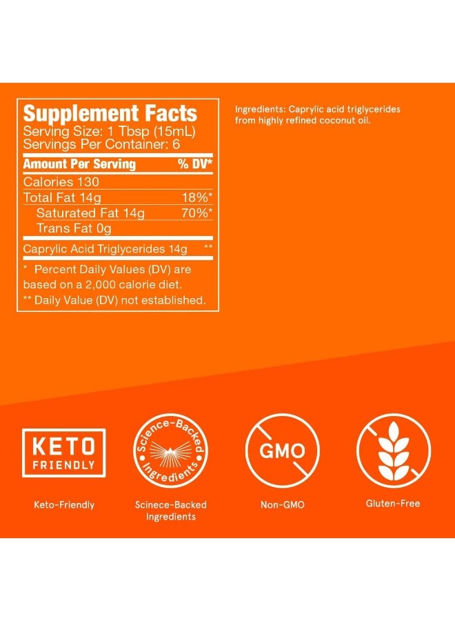 Bulletproof Brain Octane C8 Mct Oil 3 Oz - Image 2