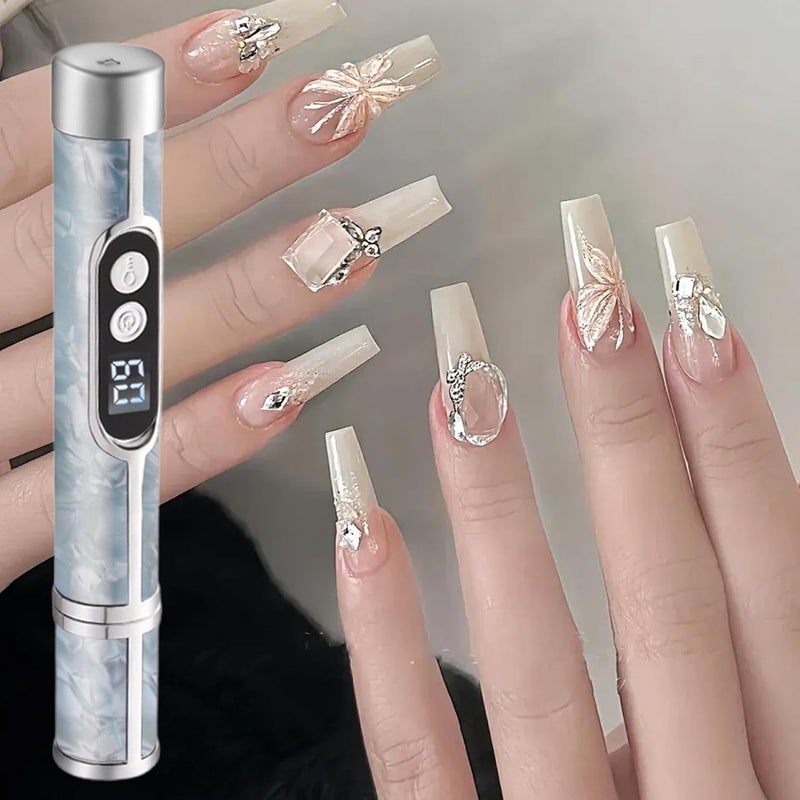 Electric Nail Kit – Adjustable Speed with Digital Display | Precision Electric Nail Kit, For Home, Beauty Salon or Travel Usage: Do, Buffing and Finishing Nails - Image 3