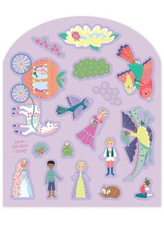 Floss & Rock Fairy Tale Stick & Play | Reusable Sticker Activity Book for Kids | 50+ Repositionable Stickers & Fold-Out Play Scenes | Creative Play for Ages 3+  - Image 3