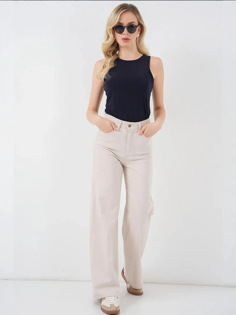 BIG DART BDART Fitted Sleeveless Crew Neck Bodysuit with Snap Closure