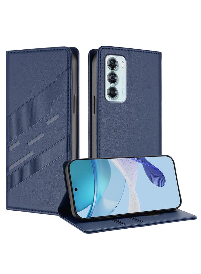 S-TOP Case For Motorola Edge S30 Embossed Multi-functional Wallet Retro Leather Phone Case - Image 1