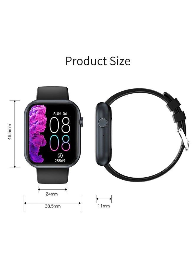 AOLON - Foom Lite 1.83-inch touchscreen smartwatch Bluetooth calling Black - Image 1
