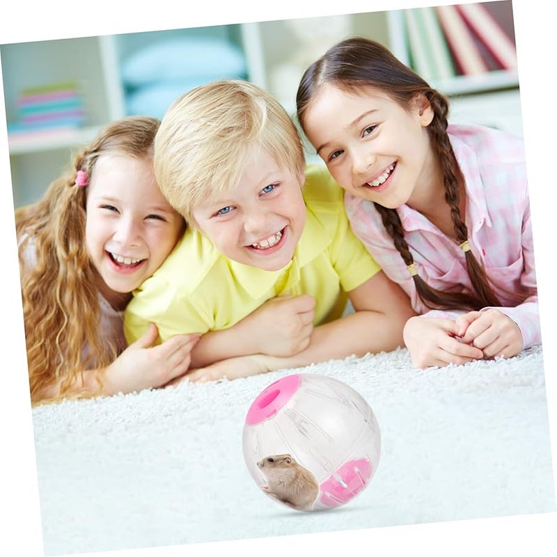 كرة تمرين الهامستر الكبيرة الشفافة للعب الهامستر والفئران والقنافذ - Image 3