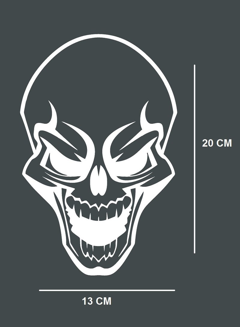 Generic Evil Skull Sticker  - Image 1