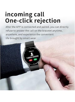 RollsTimi  Smart Watch for Women Men,Bluetooth Tactical Smartwatch for Android and iPhone,IP67 Waterproof Outdoor Fitness Tracker with Heart Rate SpO2 Sleep Monitor,Black  - Image 2