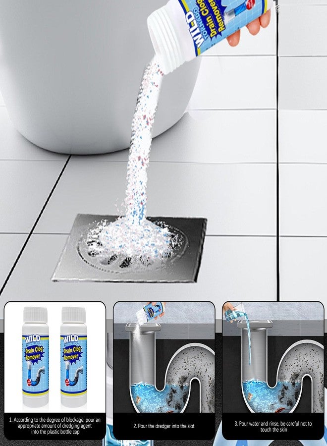 MohuanDd 4PCS Wild Tornado Pipe Dredge, Sink and Drain Cleaner Powder, Fast Clog Remover for Kitchen and Sink - Image 4