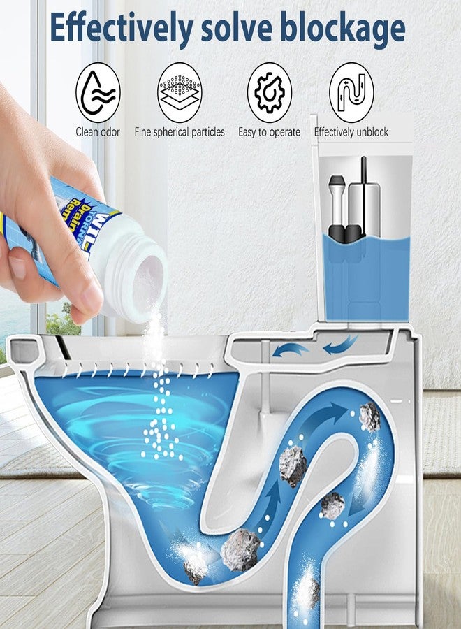 MohuanDd 4PCS Wild Tornado Pipe Dredge, Sink and Drain Cleaner Powder, Fast Clog Remover for Kitchen and Sink - Image 3