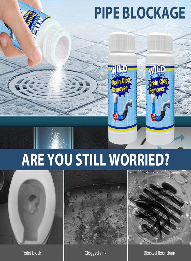 MohuanDd 4PCS Wild Tornado Pipe Dredge, Sink and Drain Cleaner Powder, Fast Clog Remover for Kitchen and Sink - Image 5