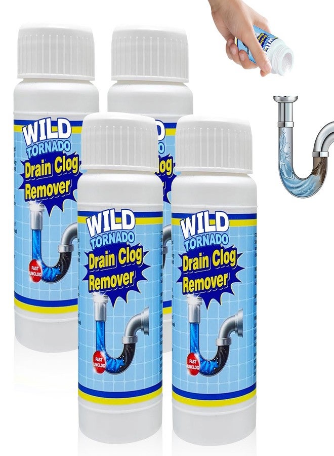 MohuanDd 4PCS Wild Tornado Pipe Dredge, Sink and Drain Cleaner Powder, Fast Clog Remover for Kitchen and Sink - Image 1