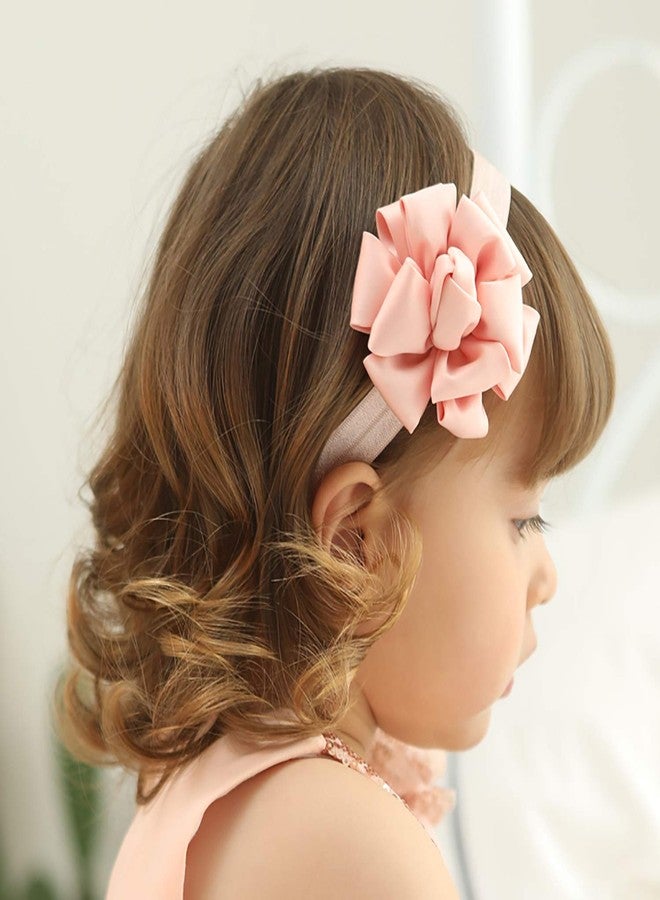 Onedor Baby Turban Knotted Elastic Bows Headbands Wrap Hair Accessories for Infant, Toddler, Newborn Girls - Image 3